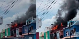 #VIDEO // Se registra incendio de domicilio en la colonia Industrial, al norte de Morelia