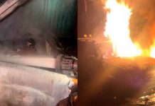 Investigan incendio de camioneta estacionada en Zitácuaro