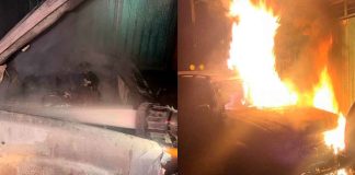 Investigan incendio de camioneta estacionada en Zitácuaro