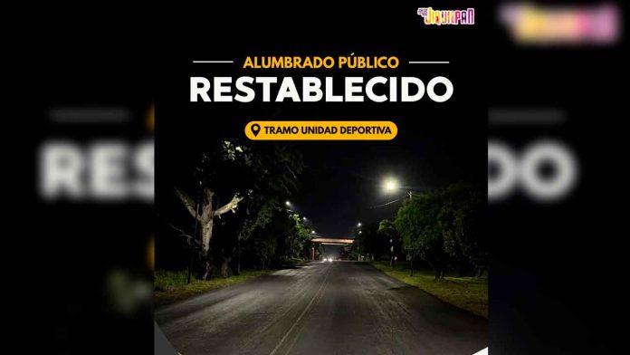 Jiquilpan-restablece-alumbrado-publico-en-la-carretera-Guadalajara-Morelia