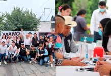 Juan Carlos Barragán y Verónica Zamudio acercan servicios de salud a las colonias de Morelia