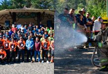 Julio Arreola reconoce labor de bomberos durante el Reto Estribo 2026