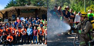 Julio Arreola reconoce labor de bomberos durante el Reto Estribo 2026