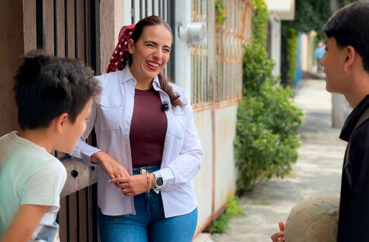 Giulianna Bugarini: Lomas de Hidalgo se escucha y se recorre casa por casa