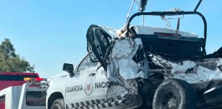 Muere elemento de la Guardia Nacional tras ser embestida su unidad por un tráiler en Contepec