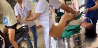 Mujer da a luz en una motocicleta antes de entrar a hospital en Vietnam