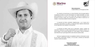 Marina desmiente señalamientos de Anabel Hernández sobre el homicidio de Carlos Manzo