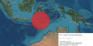 Sismo de magnitud 7.7 sacude el este de Indonesia; descartan riesgo de tsunami