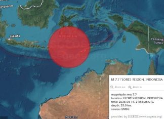 Sismo de magnitud 7.7 sacude el este de Indonesia; descartan riesgo de tsunami