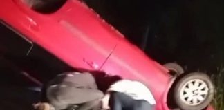 #VIDEO // Se registra volcadura vehicular en la Pátzcuaro-Morelia