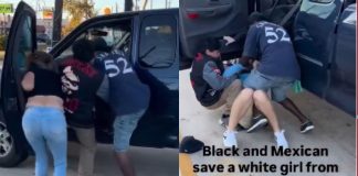 #VIDEO // Hombres salvan a una mujer que estaba siendo extrangulada por su pareja dentro de auto