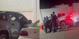 #VIDEO // Mujer es agredida y arrastrada por una camioneta en movimiento en Sonora; Fiscalía ya investiga