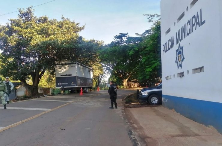 Criminales balean caseta policial, en Ario de Rosales