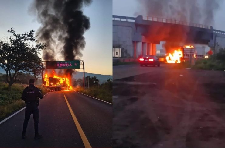 Descarta Policía Morelia reporte de bloqueo en Tiripetío y asegura control en dos puntos de la Morelia-Quiroga