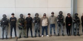 Capturan a 9 presuntos integrantes del CJNG, entre ellos a la hija y pareja del “Tío Lako”
