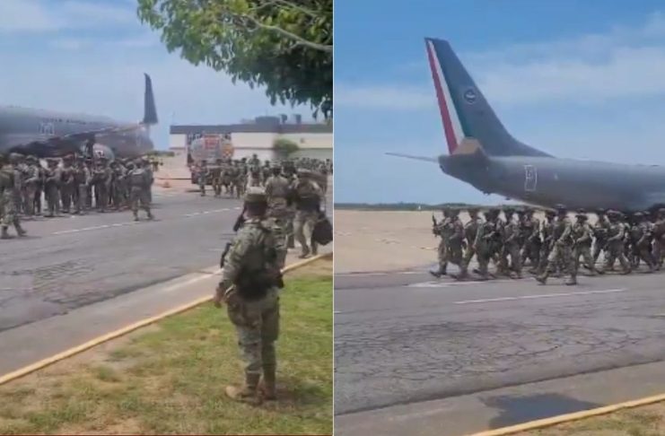 #VIDEO // Arriban 300 militares a Mazatlán para reforzar la seguridad e incautan arsenal en Tamaulipas
