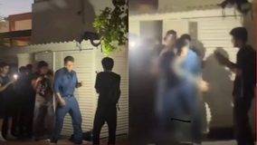 #VIDEO // Joven se viraliza tras ganar una batalla de “farmear aura” y mientras vomitaba en la calle