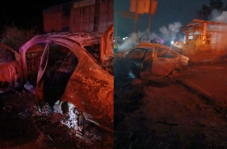 Presunto enfrentamiento entre grupos criminales desata quema de vehículos en Zinapécuaro