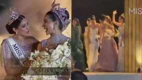 #VIDEO //”¡Abrácenla!”: Fátima Bosch conmueve al instar a las participantes a felicitar a María Vargas en Miss Universe