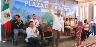 Inaugura Bedolla Centro Artesanal y Cultural “Plaza de la Ranita”, punto de encuentro para las familias de Uruapan