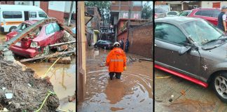 Tromba histórica provoca inundaciones y daños en Pátzcuaro