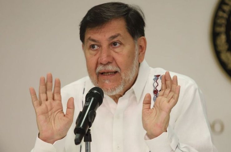 Noroña arremete contra Morena por elección de la Mesa Directiva del Senado