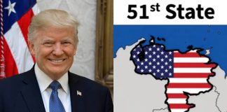 Trump genera controversia internacional al publicar mapa de Venezuela como el “estado 51” de EE. UU.