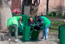 Instalará Morelia 36 papeleras nuevas en Centro Histórico; cada una cuesta 3 mil pesos
