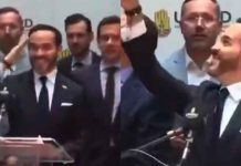 #VIDEO // Presidente de Colombia manda besos previo a informe de sismo