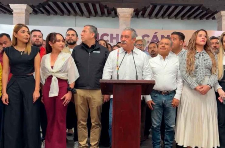 Raúl Morón presume respaldo político previo a definición de candidatura de la 4T en Michoacán