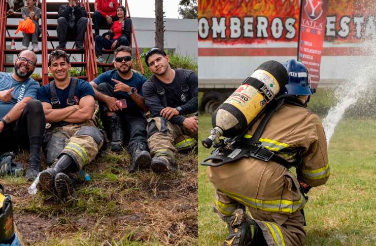 Reconoce Segob preparación y destreza de bomberos de Michoacán