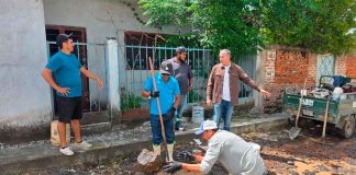 SAPAZ repara fuga de agua en Atecucario para fortalecer los servicios básicos