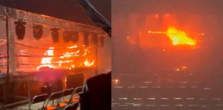 #VIDEO // Suspenden evento “Noche Suprema” en Hermosillo tras ataque armado e incendio en el ring