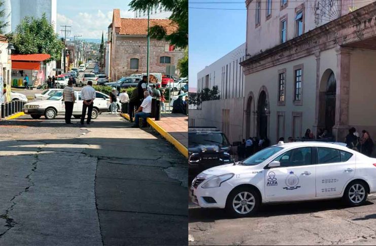 Taxistas bloquean Morelia por cuarta vez; acusan incumplimiento del Ayuntamiento