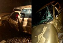 Tren embiste vehículo que trató de ganarle el paso, en Taretan
