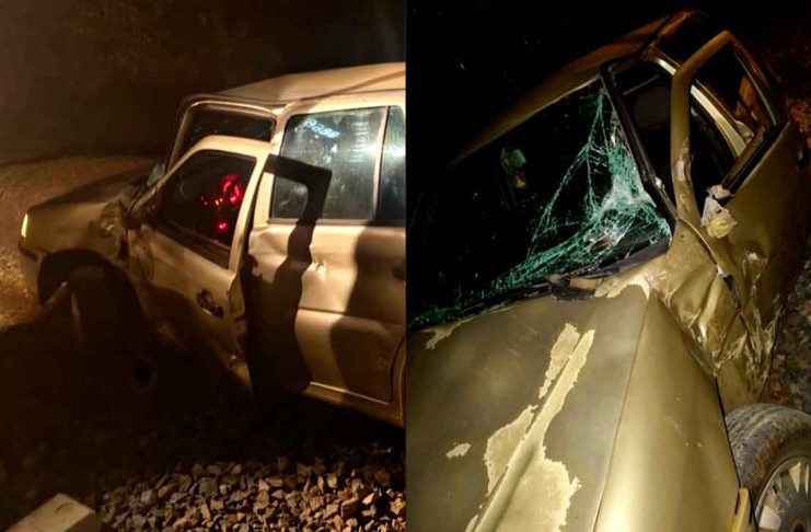 Tren embiste vehículo que trató de ganarle el paso, en Taretan