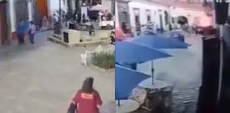 #VIDEO // Vehículo a exceso de velocidad arrolló a una multitud en la Feria de la Manzana 2026