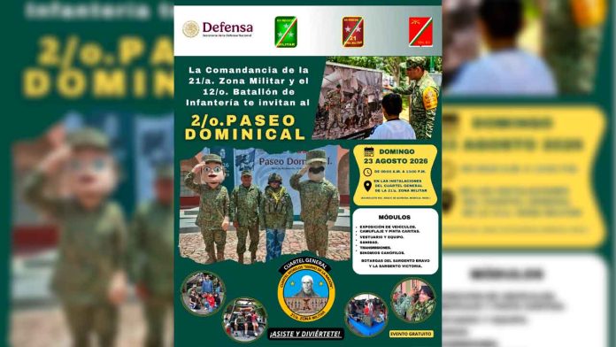 anuncian-paseo-dominical-zona-militar-cuartel-morelia