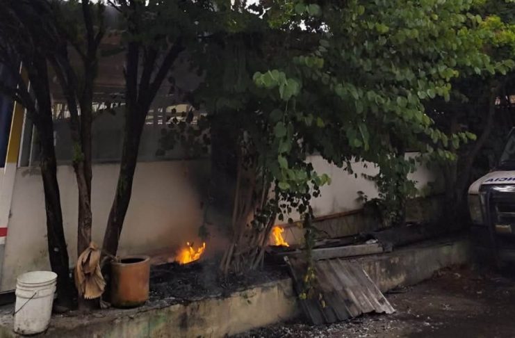 #VIDEO // Árbol se incendia tras ser impactado por un rayo, en la colonia Bocanegra de Morelia