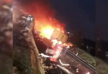 #VIDEO // Arde tráiler tras accidente en la México-Guadalajara