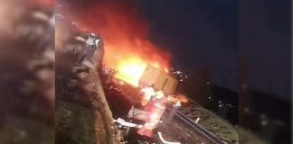 #VIDEO // Arde tráiler tras accidente en la México-Guadalajara