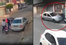 #VIDEO // Mueren 2 asaltantes al ser embestidos por la victima a la que acababan de asaltar