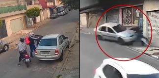 #VIDEO // Mueren 2 asaltantes al ser embestidos por la victima a la que acababan de asaltar