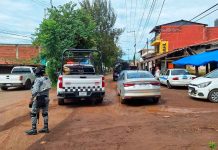 Autoridades catean inmueble sobre la carretera Uruapan-San Juan Nuevo