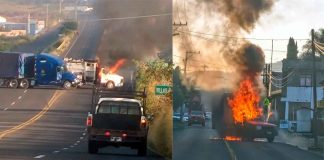 #VIDEO // ¿Vas a viajar por Michoacán? Estas carreteras presentan bloqueos y quemas este miércoles