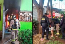 Bomberos Morelia rescatan a un adulto mayor de incendio en Torres del Tepeyac