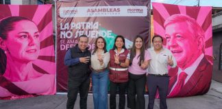 Gladyz Butanda defiende la soberanía nacional desde las calles de Morelia