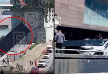 #VIDEO // Cae enorme estructura sobre un vehículo frente a Paseo Interlomas; muere la conductora