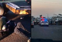 Se registra choque entre moto y tráiler en la avenida Madero Poniente de Morelia; hay un herido