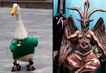#VIDEO // Critican a la dueña del Pato Merlín por figura esotérica; ella pide respeto a sus creencias